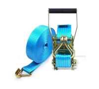 Ultimate Tie Down Straps, Ratchet Straps Blue 2-Inch Wide Multiple Lengths With J-Hook(10.0m/32.8Ft)
