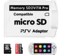 Ultimate Version SD2Vita 5.0 Memory Card Adapter for PS Vita PSVSD Micro SD Adapter Compatible with HENkaku Enso System, SD2Vita Convertor for PS Vita 1000 2000 Memory Card Full Coverage