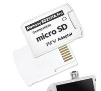 Ultimate Version SD2Vita 5.0 Memory Card Adapter, PS Vita PSVSD Micro SD Adapter with Storage Box High-Speed Converter for Enhanced Gaming Experience on PS Vita 1000 2000 Adapter for Storage Expansion