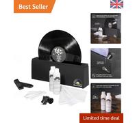 Ultimate Vinyl Record Cleaner Kit - Scratch-Free Care with Dual-Wash System