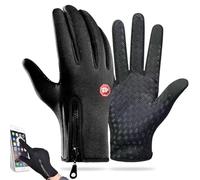 Ultimate Waterproof & Windproof Thermal Non-Slip Gloves, Thermal Touch Screen Windproof Gloves (Black,S)