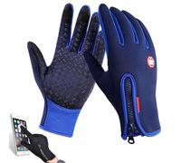 Ultimate Waterproof & Windproof Thermal Non-Slip Gloves, Thermal Touch Screen Windproof Gloves (Dark blue,M)
