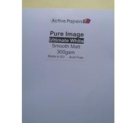 Ultimate White Smooth Card 12x12 300gsm 40 Sheets