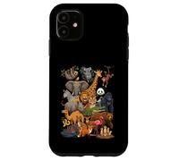 Ultimate Wild Animal Kingdom Character Collage Case for iPhone 11
