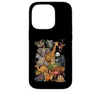 Ultimate Wild Animal Kingdom Character Collage Case for iPhone 14 Pro