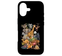 Ultimate Wild Animal Kingdom Character Collage Case for iPhone 17