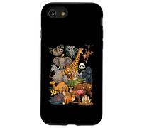 Ultimate Wild Animal Kingdom Character Collage Case for iPhone SE (2020) / 7/8