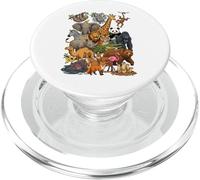 Ultimate Wild Animal Kingdom Character Collage PopSockets PopGrip for MagSafe