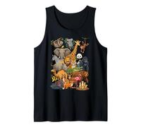 Ultimate Wild Animal Kingdom Character Collage Tank Top
