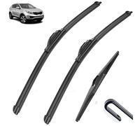 Ultimate Windscreen Wipers for KIA Sportage SL 2010-2015 Windscreen Windshield Brushes 24" + 18" + 12"
