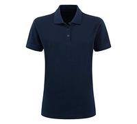 Ultimate Womens/Ladies Pique Polo (16 UK) (Navy Blue)