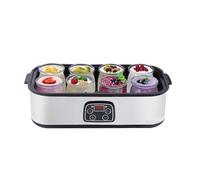 Ultimate Yogurt Maker, Led Display Multi Function Electric Yogurt Machine, 8 Pcs Glass Jars, Adjustable Temperature and Time Control for Fresh Homemade Yogurt for Organic Yogurt, Natto Maker