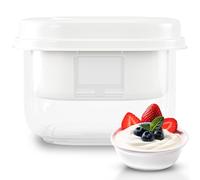 Ultimate Greek Yogurt Strainer - Make Delicious Homemade Yogurt with MORE PROTEIN AND LESS SUGAR - Fine Mesh Nylon Greek Yogurt Maker - 100% BPA Free & Dishwasher Safe with Large 2.3 Quart Capacity