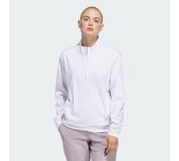 adidas Women's Womens ULTIMATE365 Quarter Zip Layer, White, L