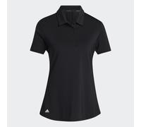 adidas Women's Ultimate Solid Short Sleeve Performance Polo Shirt 12 (M) Black