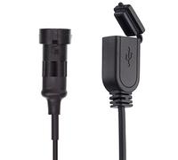 Ultimateaddons 2 Pin Waterproof Adapter Cables for Hardwire/Din Hella Cables - USB Type C - Female USB