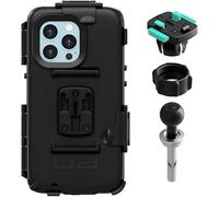 Ultimateaddons Fork Stem Motorcycle Mount - IPX5 Waterproof - Adventure-Ready - Compatible with iPhone 14/15 and 14/15 Pro