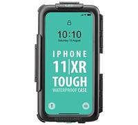 Ultimateaddons IPX5 Rated Waterproof and Shock-Resistant Tough Case Handlebar Kit for iPhone XR / 11: Motorcycle Mount with Touchscreen Compatibility and Seamless Photo Capture