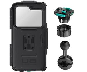 Ultimateaddons Motorcycle Mirror 8-16mm Mount with Waterproof Case Compatible with Apple iPhone 12 Pro Max