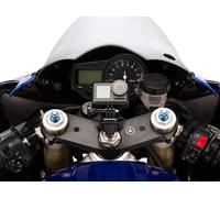 Ultimateaddons Motorcycle Sports Bike Stem Mount Compatible with GoPro Action Camera with Flat Plate Adapter - 25mm 1 inch Ball Head