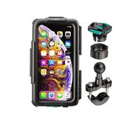 Ultimateaddons Motorcycle Waterproof Case Compatible with iPhone Models with Various Handlebar Attachments (iPhone 11 XR, Metal U-Bolt 16-32mm)