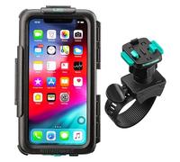 Ultimateaddons Motorcycle Waterproof Case Compatible with iPhone XR / 11 with Handlebar Mount (iPhone 11 XR, Helix Swivel Strap 21-40mm)