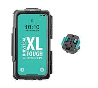 Ultimateaddons Universal Smartphone Slim Tough XL (158 x 78mm) Waterproof Case with Female 3 Prong Adapter