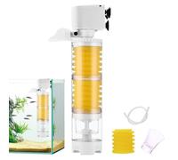 Ultimates Tank Filter, Fish Tank Vacuum Filter, Multifunction Biochemical Sponge Filter for Aquarium, Tank Filter with Sponge, Water Pump Turtle Tank Filter for Saltwater & Freshwater System