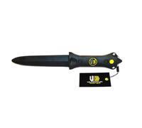 Ultimatum Combat Gear Training Blade, Black, Flexible TPR Rubber, Training Knife. Krav Maga, Self defence, Martial arts.