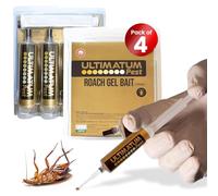 Ultimatum Pest Roach Gel Bait - Perfect Roach Control Solution for Homes, Businesses in All Spaces - Long-Lasting Formula, Easy to Apply, Double Optimization, Keep Your Spaces Roach-Free - 4pack