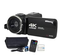 Ultimaxx 4K Camera Camcorder 42MP Video Recorder Camera Support Vlogging YouTube TikTok Digital Camcorder with 3" LCD Screen,18X Digital Zoom for Adults Kids Teens Beginners