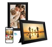 Ultimaxx Digital Photo Frame 10.1 inch Smart Electronic Digital Photo Frame with 64GB Memory, Auto Rotate Wall Mount, Share Photos and Videos from the