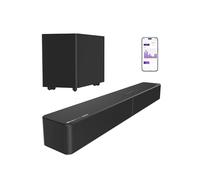 ULTIMEA 2.1 Soundbar with Wireless Subwoofer, Dolby Atmos, VoiceMX, BassMX, Sound Bar for TV, Bluetooth® 6.0 TV Speakers Sound Bar, App Control, HDMI eARC, Optical, Poseidon M40, 2026 Model