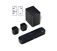 ULTIMEA 5.1ch Sound Bar w/Dolby Atmos, Surround Sound System for TV, App Control, Home Theater Sound System, TV Soundbar with Subwoofer, 2 Surround Speakers, HDMI eARC/OPT/AUX/BT, Aura A50 Pro