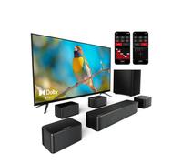 ULTIMEA 7.1 Soundbar for TV, with Dolby Atmos, 4 Wired Surround Speakers, APP Control, 460W Surround Sound System for TV, Home Theater Sound System with 6.5" Wireless Subwoofer (U2620)