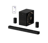 ULTIMEA Skywave X70 7.1.4ch Professional Wireless Surround Sound System for TV w/Dolby Atmos, 980W Sound Bar with 10" Wireless Subwoofer, 20Hz Low Frequency, GaN Amplifier, 4K HDR Pass-Through