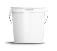 Ultimo Designs 33 Litre White Heavy Duty Bucket With Airtight, Leak-Proof, Tamper Evident Lid & Metal Handle