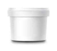 Ultimo Designs 500ml White Bucket With Airtight, Leak-Proof, Tamper Evident Lid - 25 x Buckets