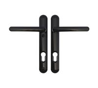 Ultion Sweet Black Lever Door Handles- 92mm Pz - 122mm Screw To Screw Distance - Suitable For All Door Types