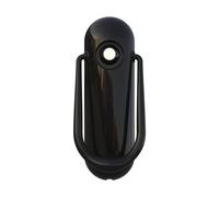 Ultion Sweet Black Two-Part Door Knocker with Spyhole Door Viewer