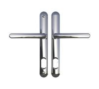 Ultion Sweet Chrome Door Handle Set, 211mm (Long Fixings)