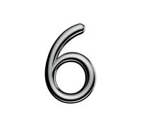 Ultion Sweet Chrome Door Number '6'