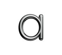 Ultion Sweet Chrome Door Numbers 'a' - 3inch height - Self Adhering, No Drilling or Screwing Required …