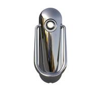 Ultion Sweet Chrome Two-Part Door Knocker with Spyhole Door Viewer
