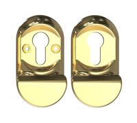 Ultion Sweet Cylinder Pull Keyhole Cover - Matching Door Furniture Available (Gold)