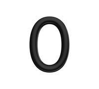 Ultion Sweet Door Number 0 - Black - Self Adhering, No Drilling Or Screwing Required