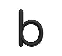 Ultion Sweet Door Number B - Black - Self Adhering, No Drilling Or Screwing Required