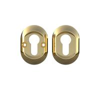 Ultion Sweet Escutcheon Keyhole Cover - Matching Door Furniture Available (Gold)