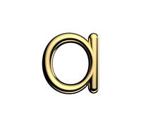 Ultion Sweet Gold Door Numbers 'a' - 3inch height - Self Adhering, No Drilling or Screwing Required …