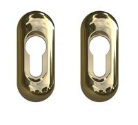 Ultion Sweet Gold Slim Escutcheon Keyhole Cover